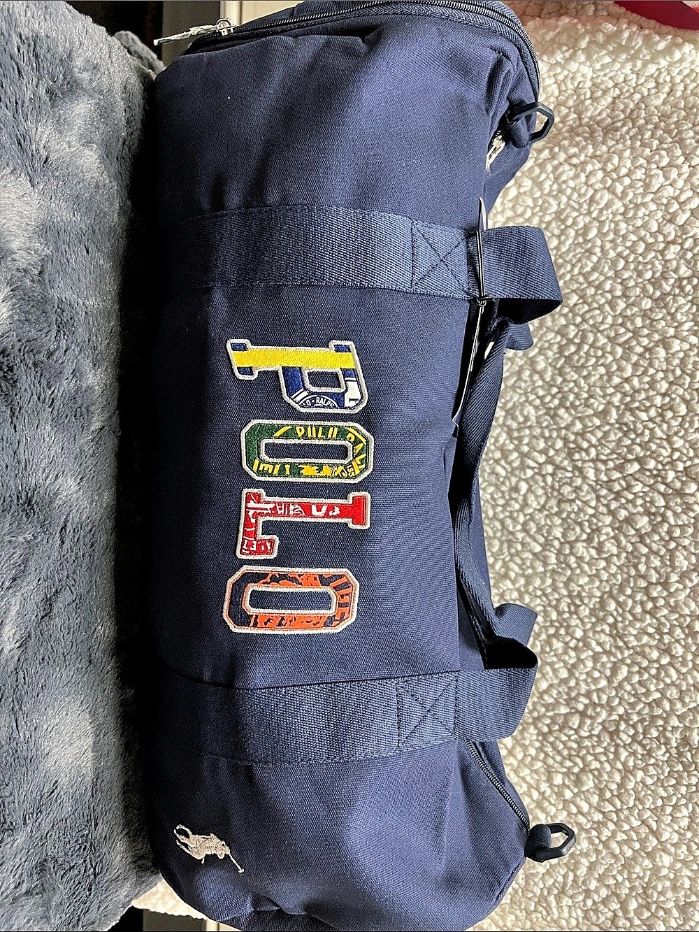 Polo Ralph Lauren Embroidered Duffel Bag.
